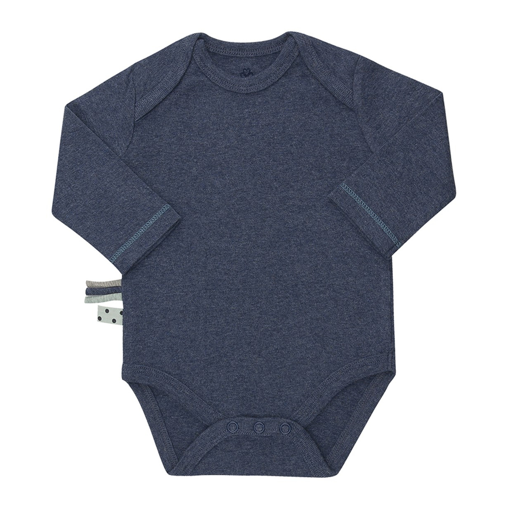 ORGANICERA ORGANİK UZUN KOLLU BODY - INDIGO