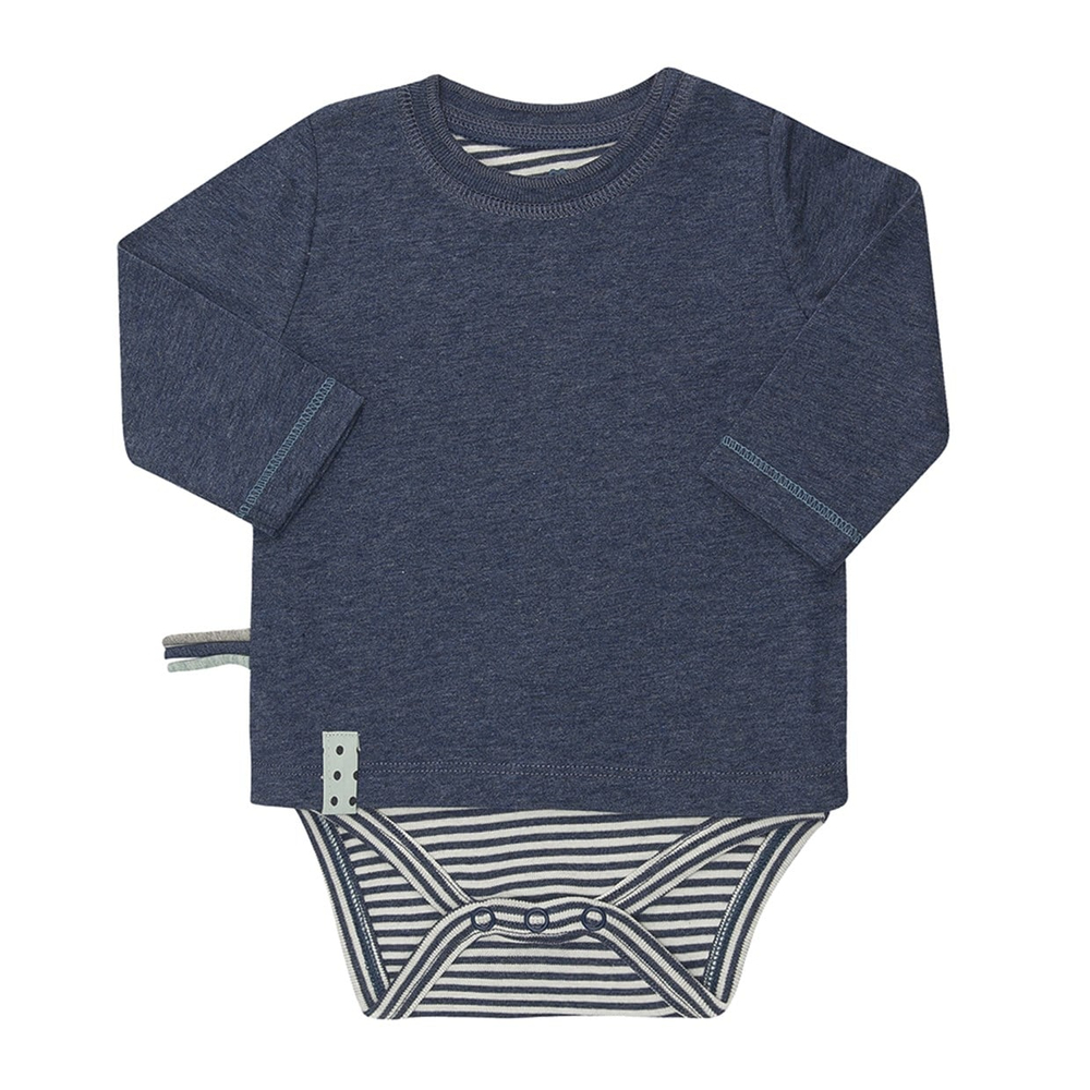 ORGANICERA ORGANİK UZUN KOLLU T-SHIRT BODY - INDIGO