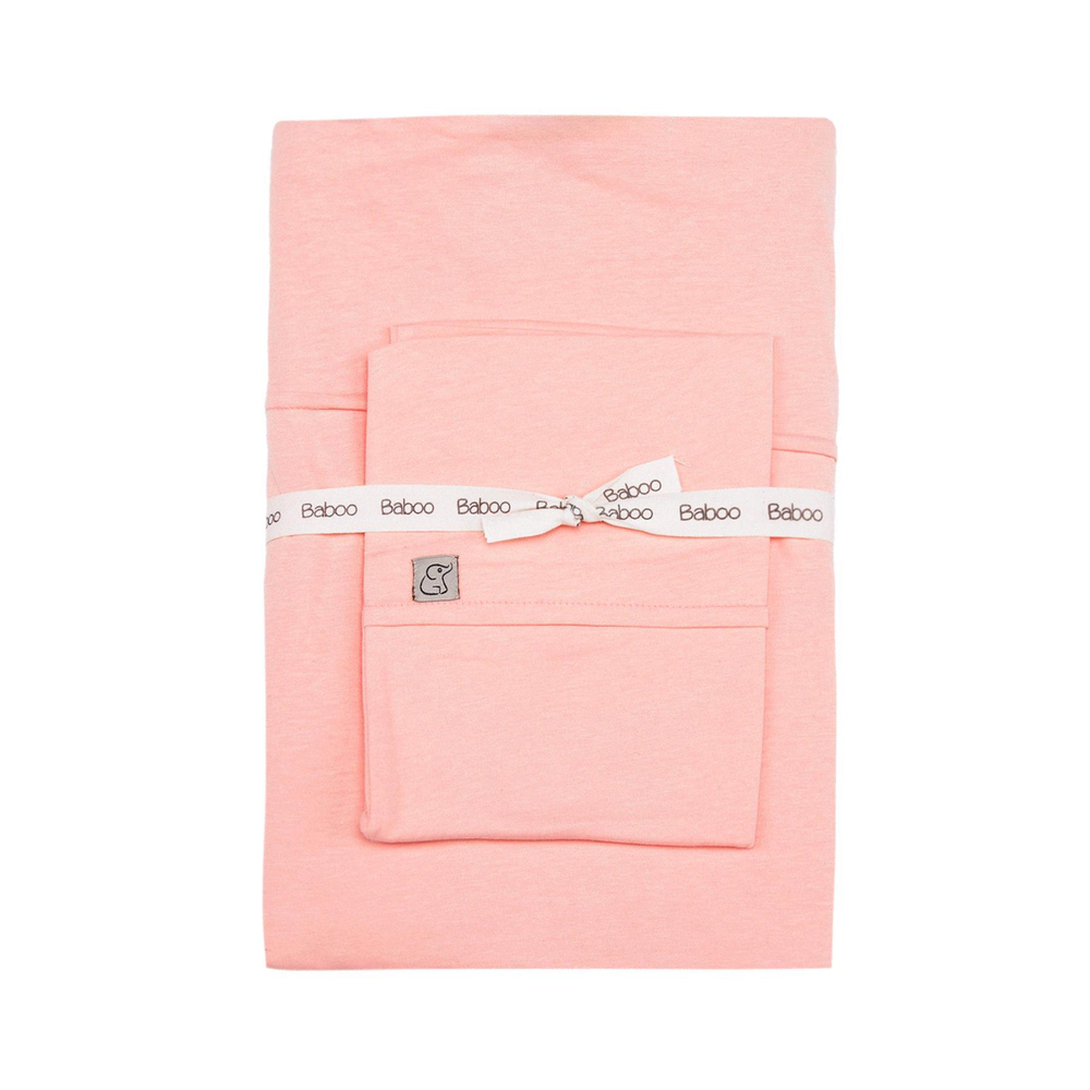 Organik Pamuk Bebek Nevresim Seti Pembe