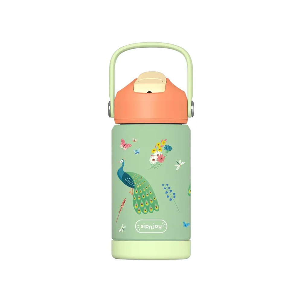 Peacock Queen FlipSip Çocuk Su Termosu | 360 ml