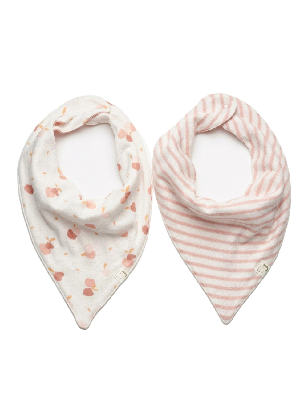 Pembe Elmalar Bandana Önlük Seti 2 Adet