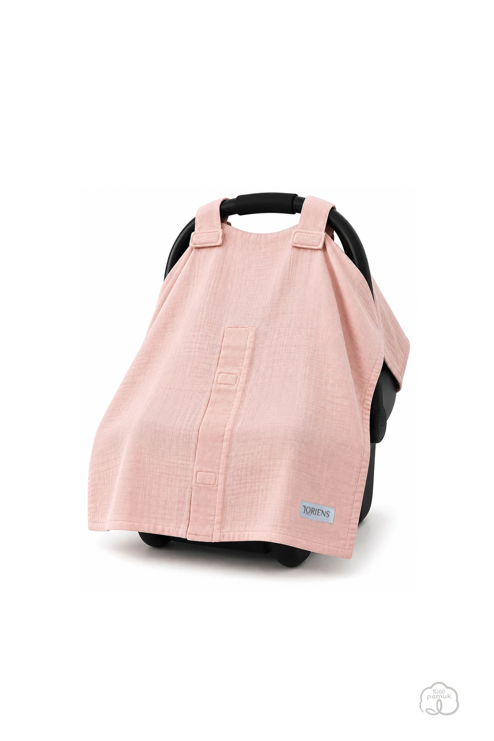 Pembe Müslin Puset Örtüsü 80*100 cm
