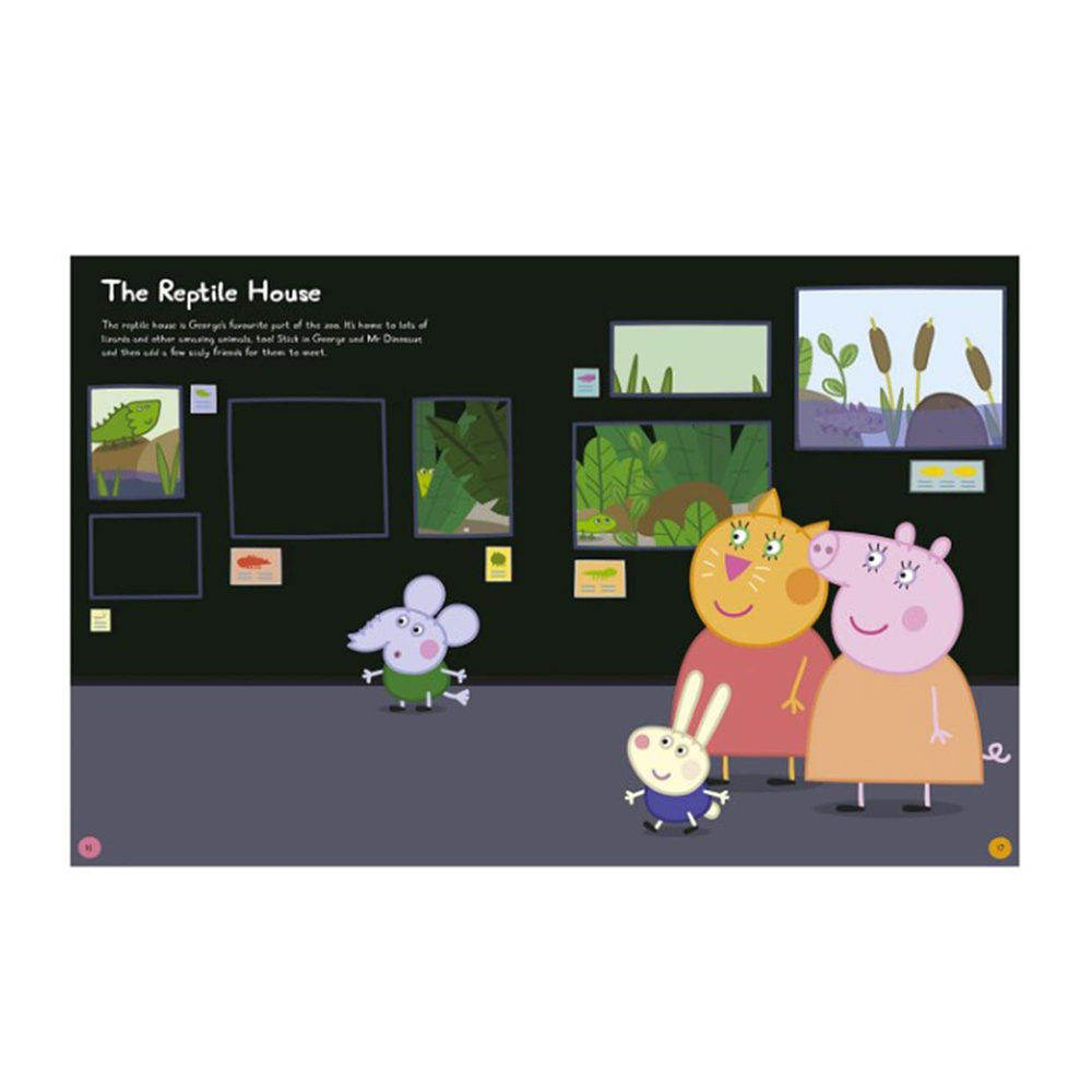 Peppa Pig Day At The Zoo Sticker Book