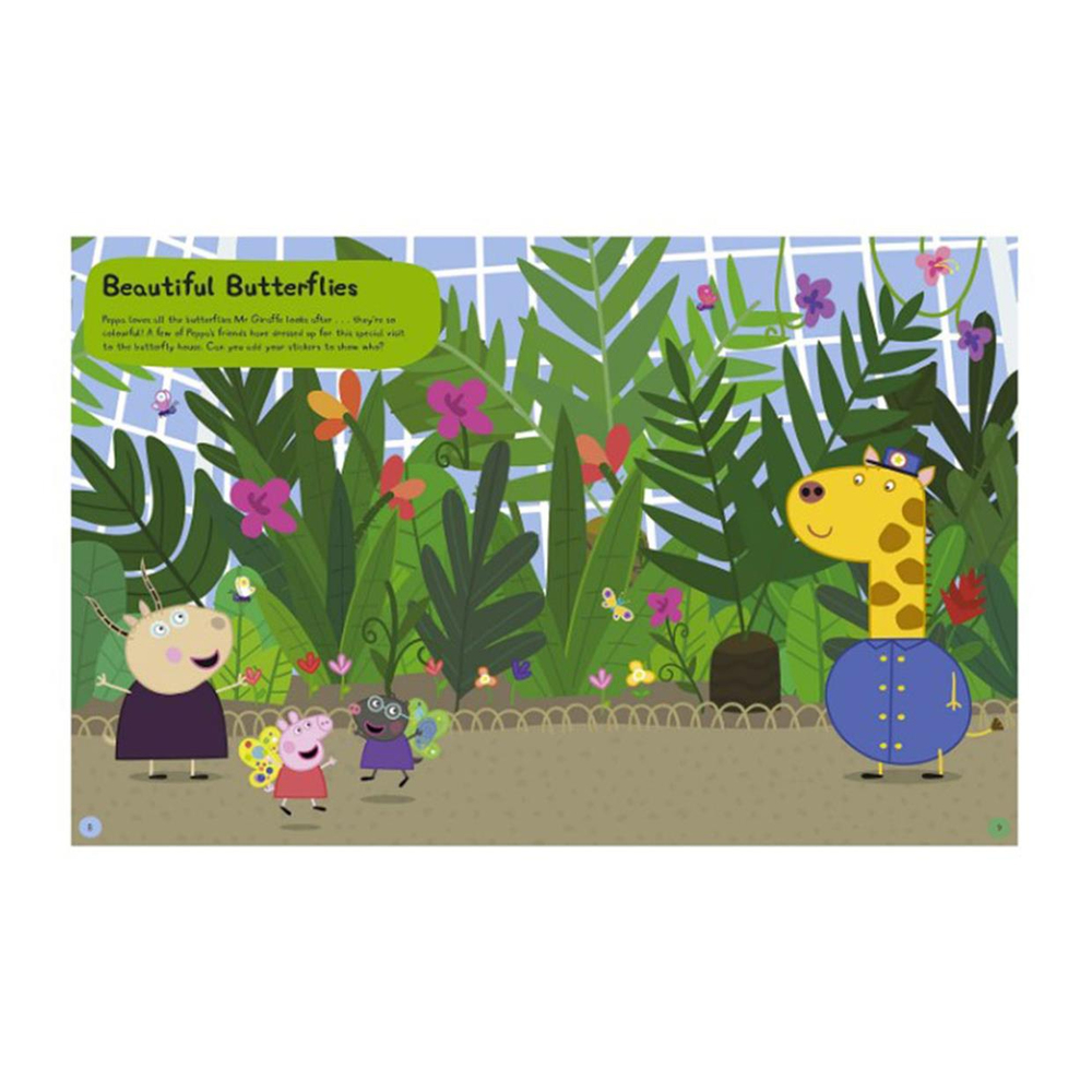 Peppa Pig Day At The Zoo Sticker Book