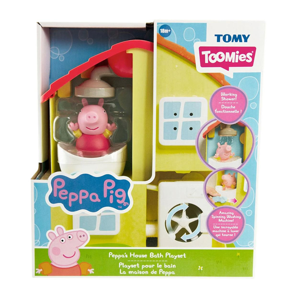 Peppa Pig Peppa'nın Banyo Oyun Evi Seti