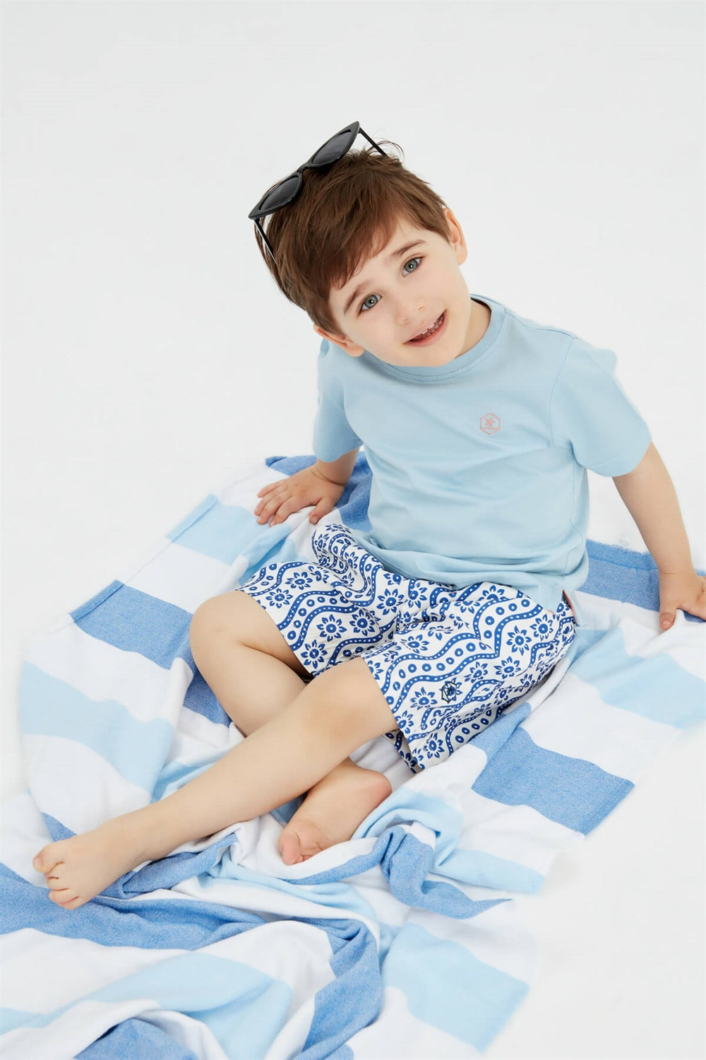 Peralina Billy Kids Mavi Tişört
