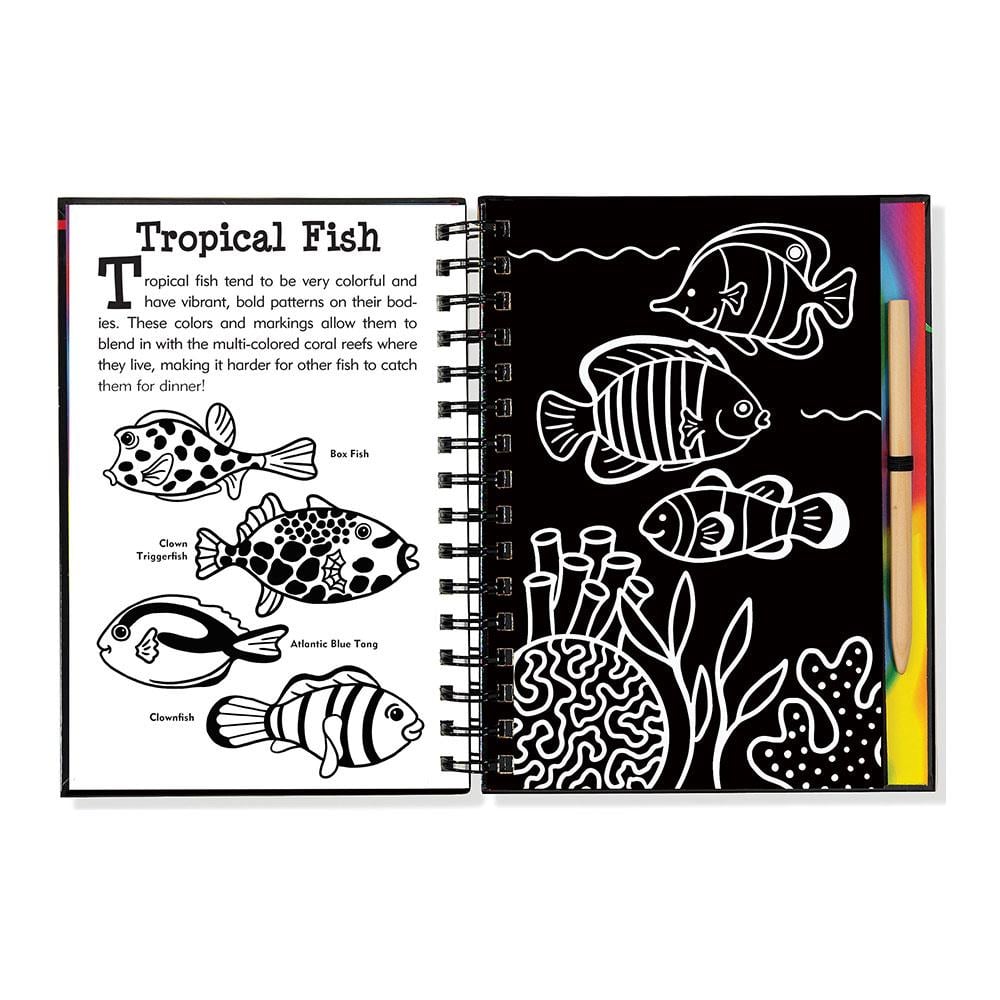 Peter Pauper Press Scratch & Sketch Denizaltı Canlıları