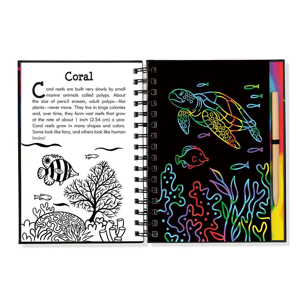 Peter Pauper Press Scratch & Sketch Denizaltı Canlıları