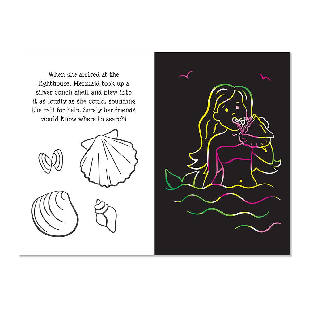 Peter Pauper Press Scratch & Sketch Deniz Kızı Macerası