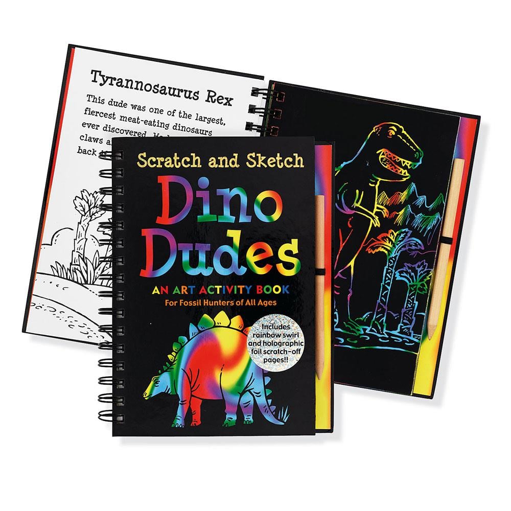 Peter Pauper Press Scratch & Sketch Dinozorlar