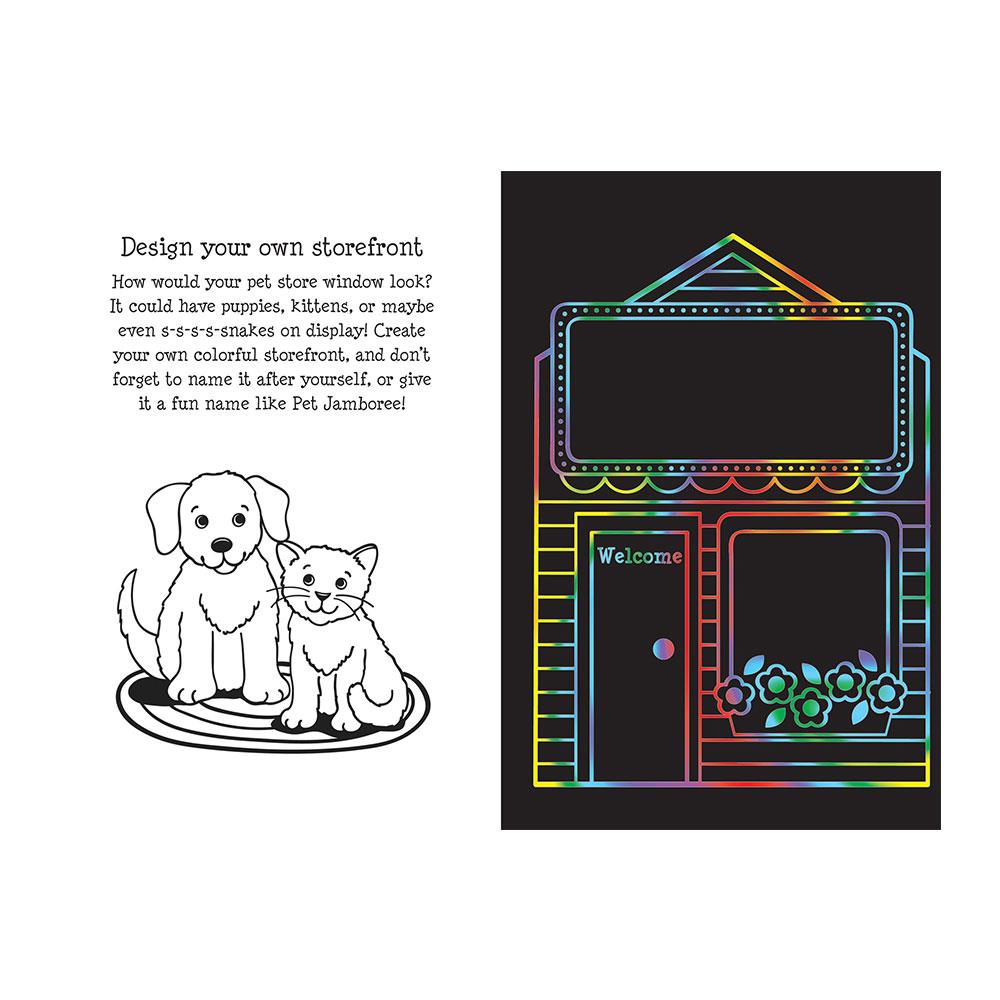 Peter Pauper Press Scratch & Sketch Pet Shop