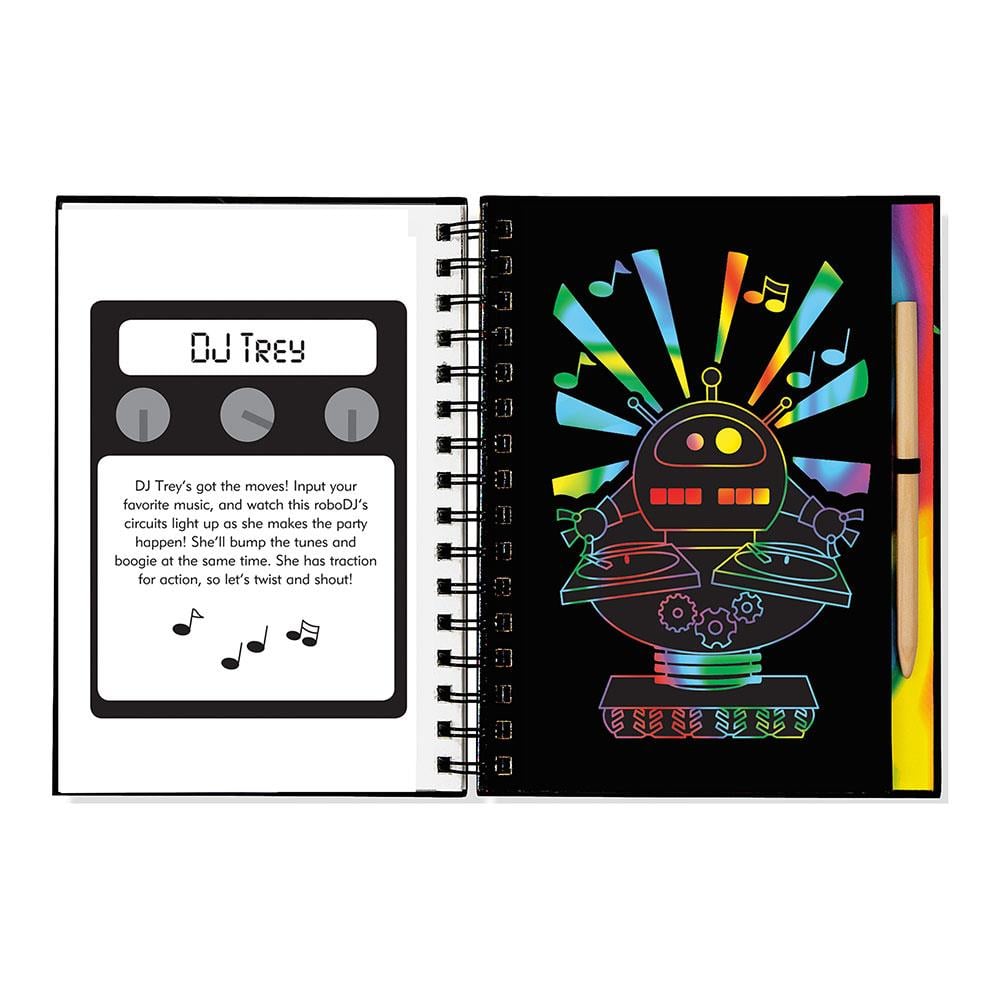 Peter Pauper Press Scratch & Sketch Robotlar