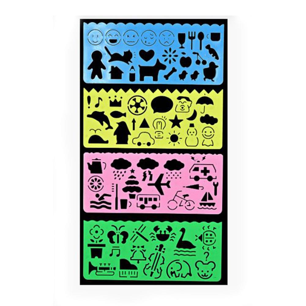 Peter Pauper Press Scratch & Sketch Sheets with Stencils Kazı ve Öğren Aktivite Kitabı