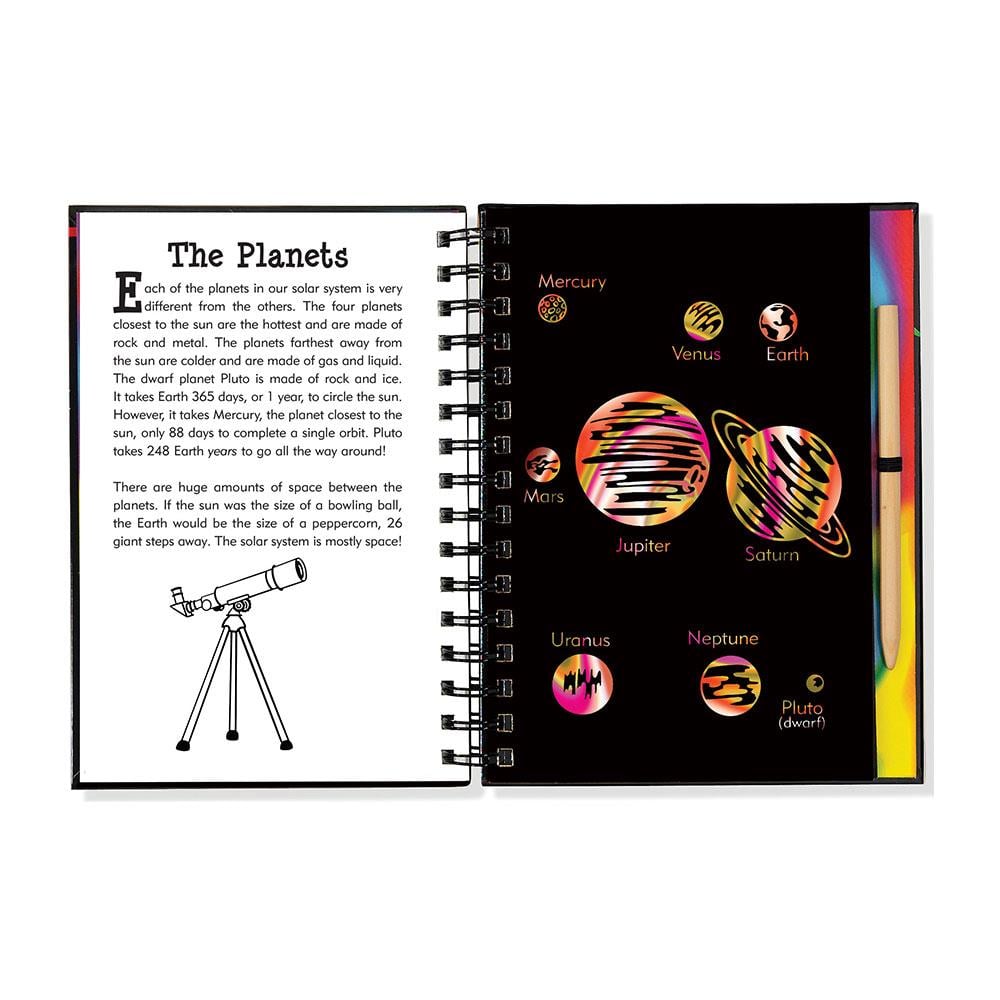 Peter Pauper Press Scratch & Sketch Solar System