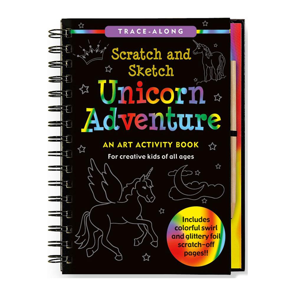Peter Pauper Press Scratch & Sketch Unicorn Adventure
