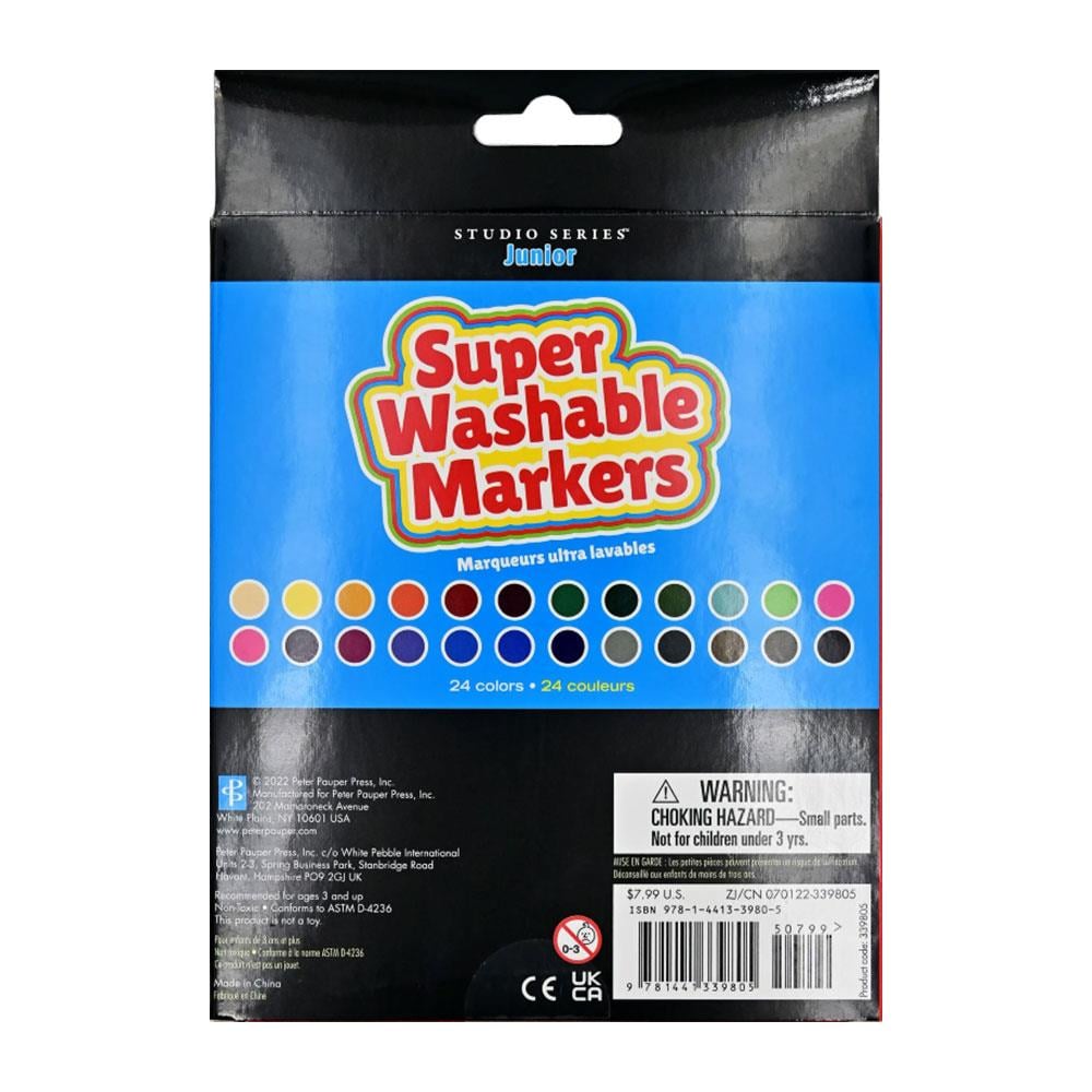 Peter Pauper Press Studio Series Yıkanabilir Keçeli Kalem Seti 24'lü