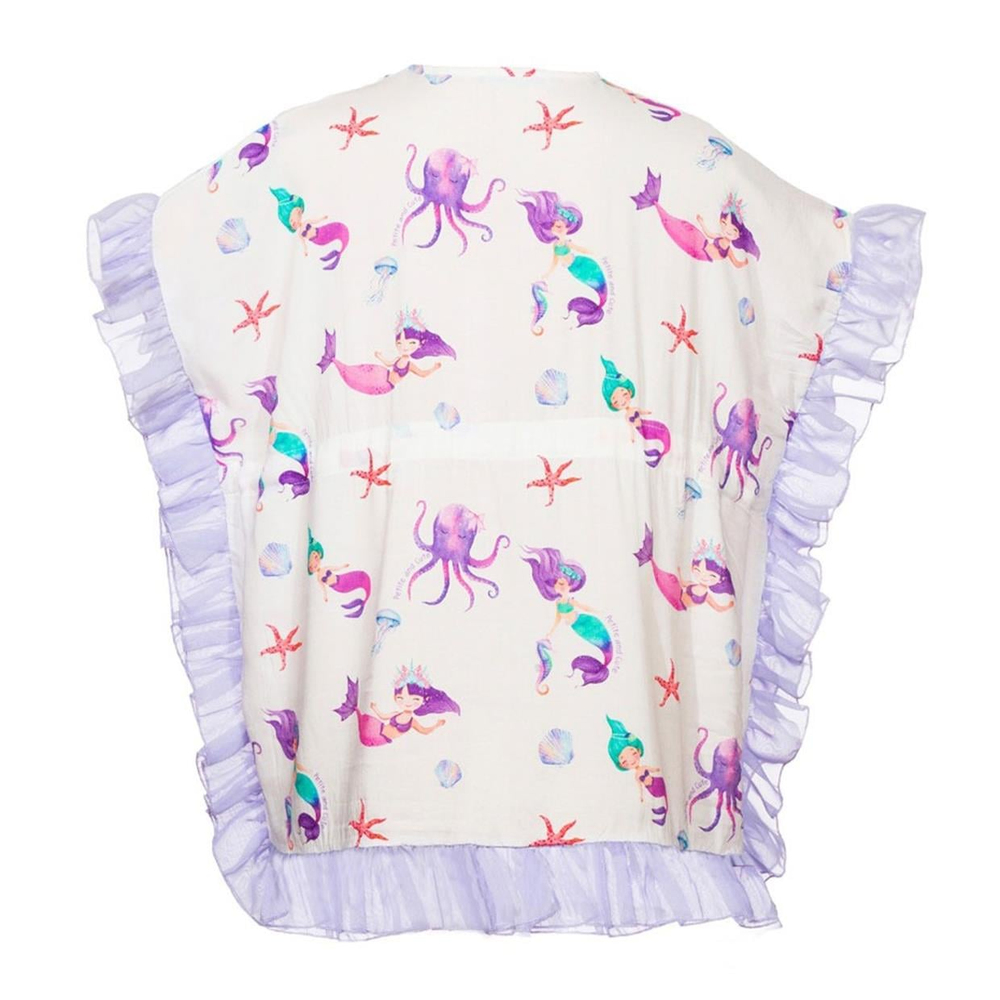 Petite and Cute Magic Mermaid Kız Çocuk Plaj Tunik