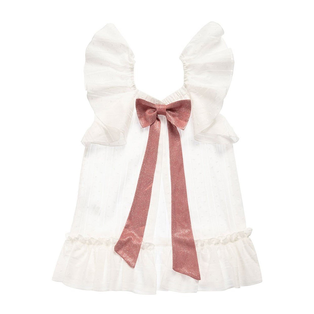 PINK BOW ELBİSE