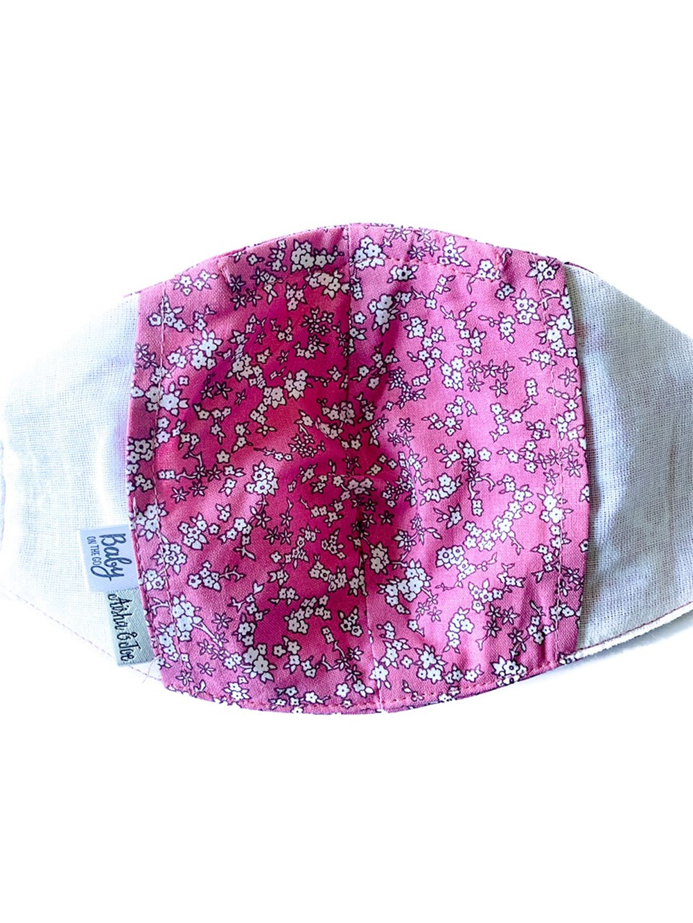 PINK FLOWERS YIKANABİLİR ÇOCUK KOTON MASKE