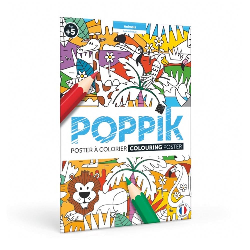 Poppik Colouring Animals Boyama Kitabı