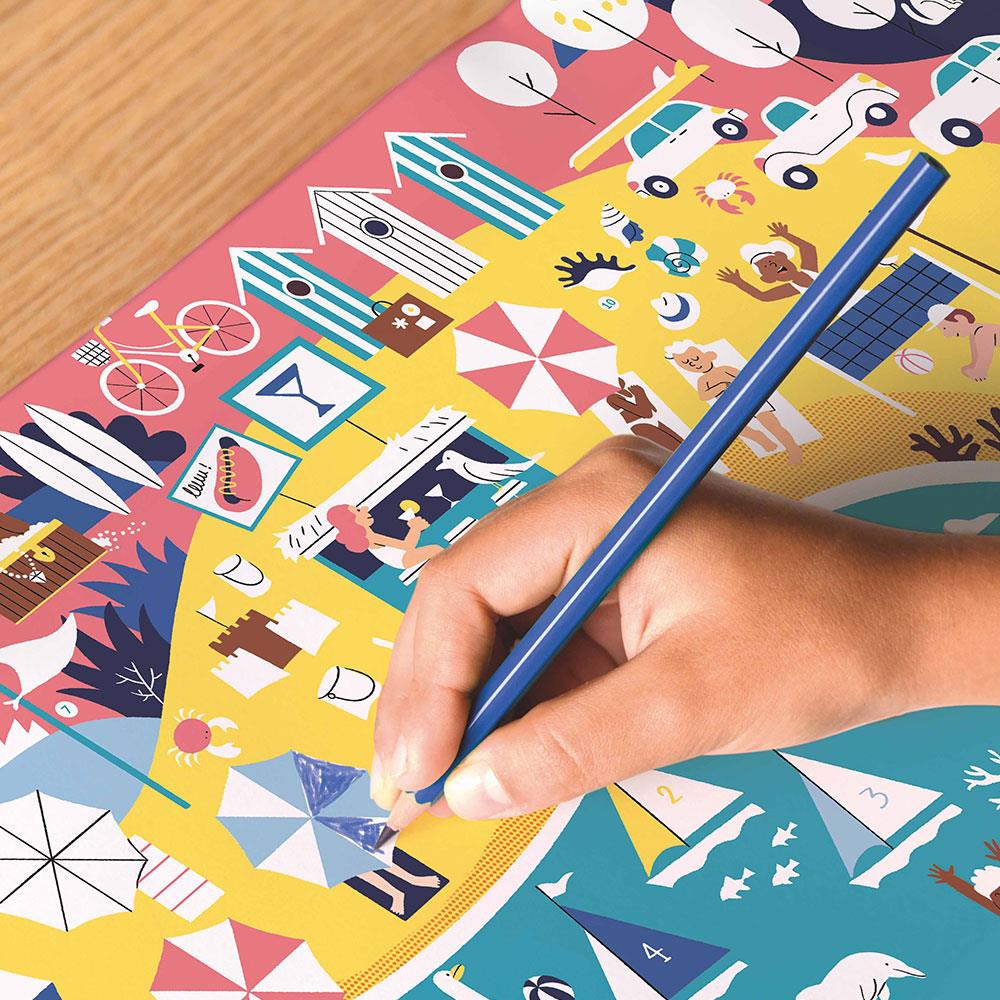 Poppik Colouring Beach Boyama Kitabı