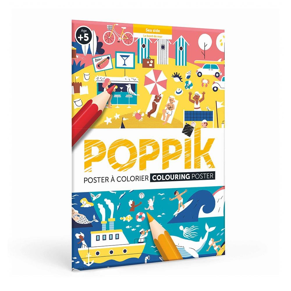 Poppik Colouring Beach Boyama Kitabı
