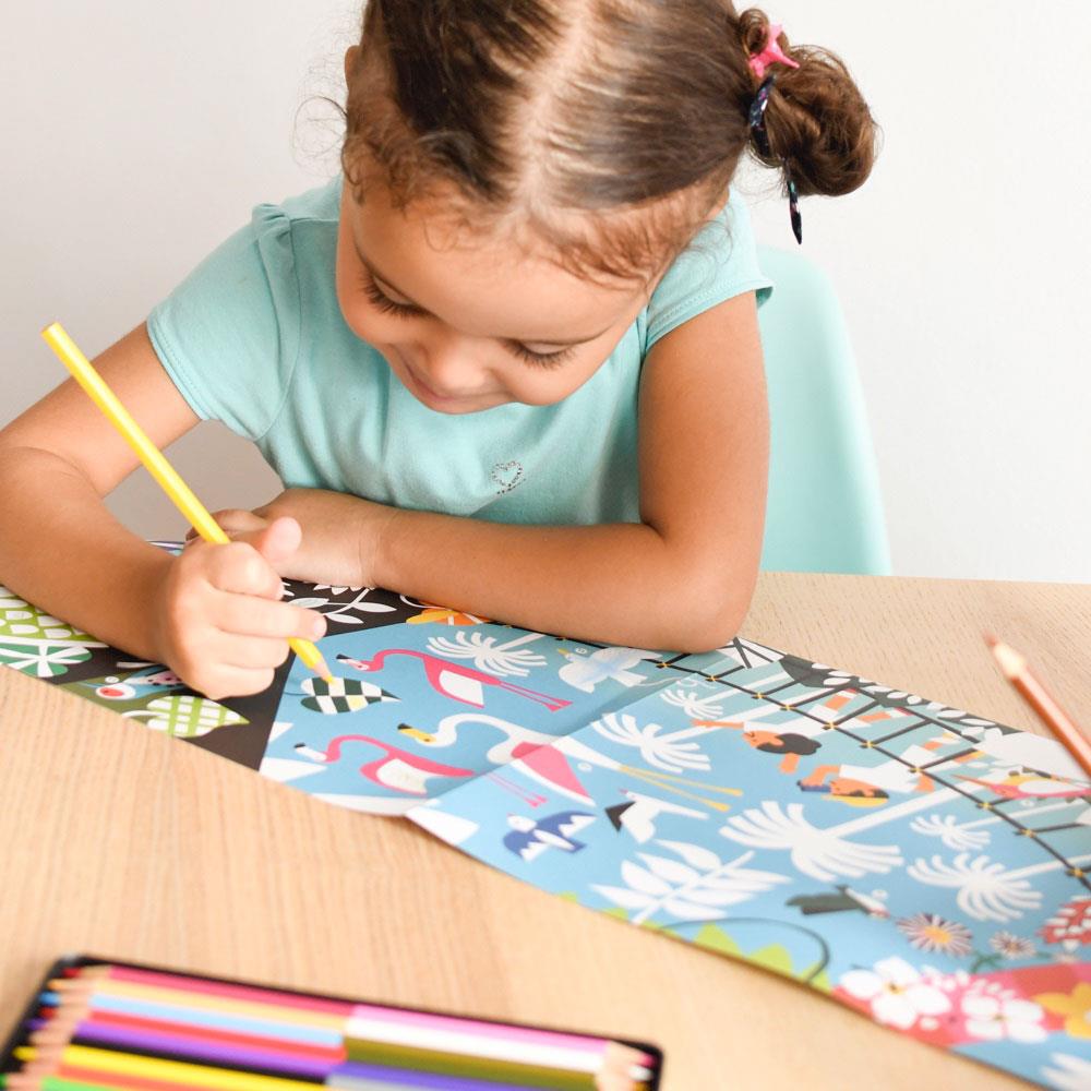 Poppik Colouring Jungle Boyama Kitabı