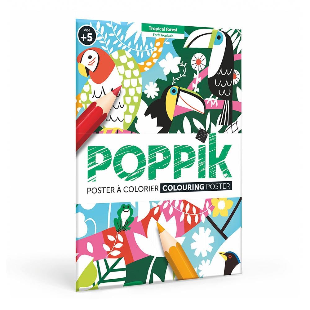Poppik Colouring Jungle Boyama Kitabı