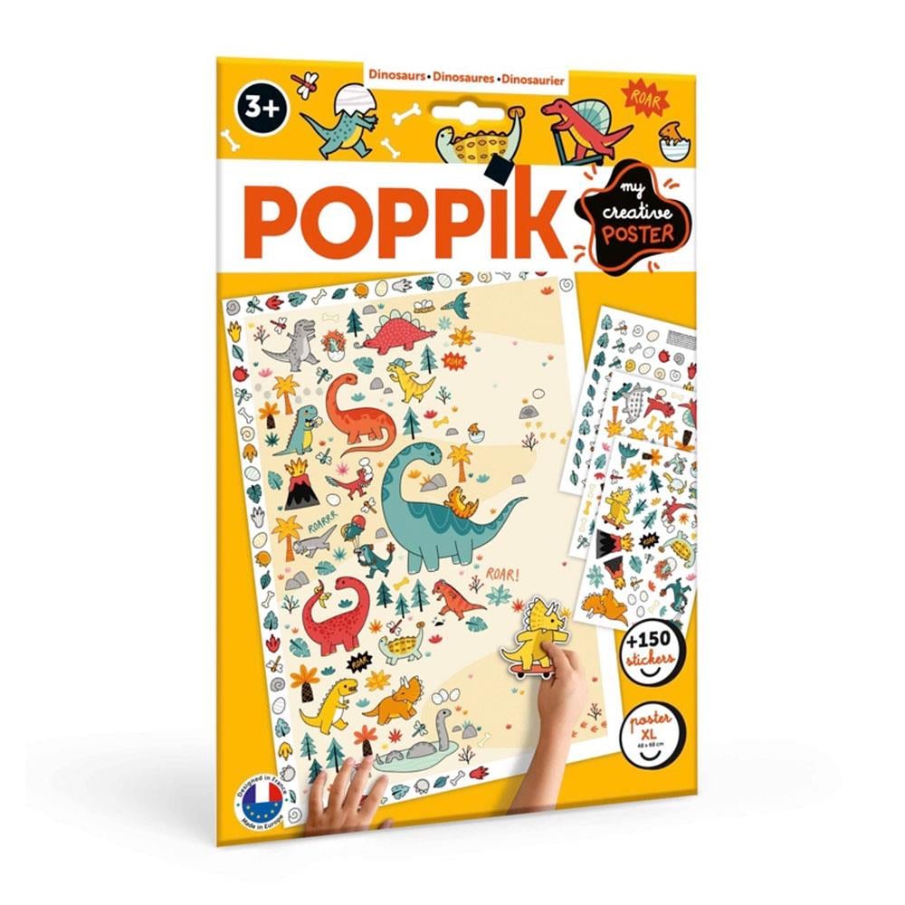 Poppik Creative Dinosaurs Sticker Poster