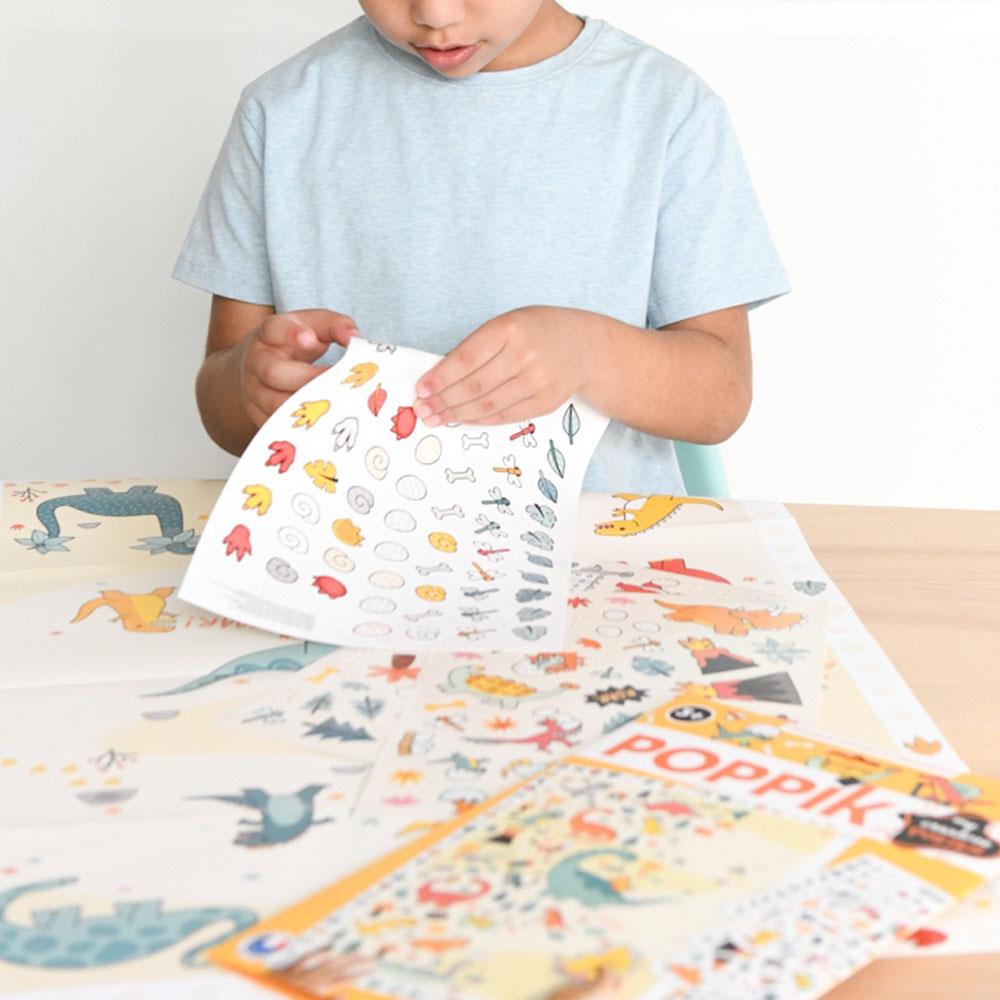 Poppik Creative Dinosaurs Sticker Poster