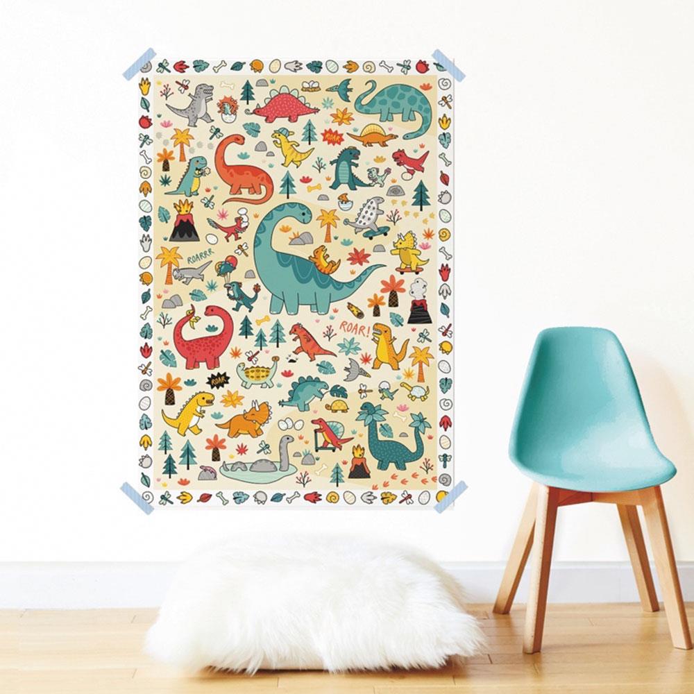 Poppik Creative Dinosaurs Sticker Poster