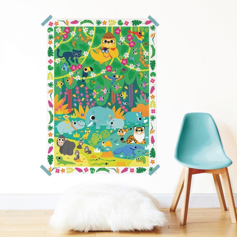 Poppik Creative Jungle Sticker Poster
