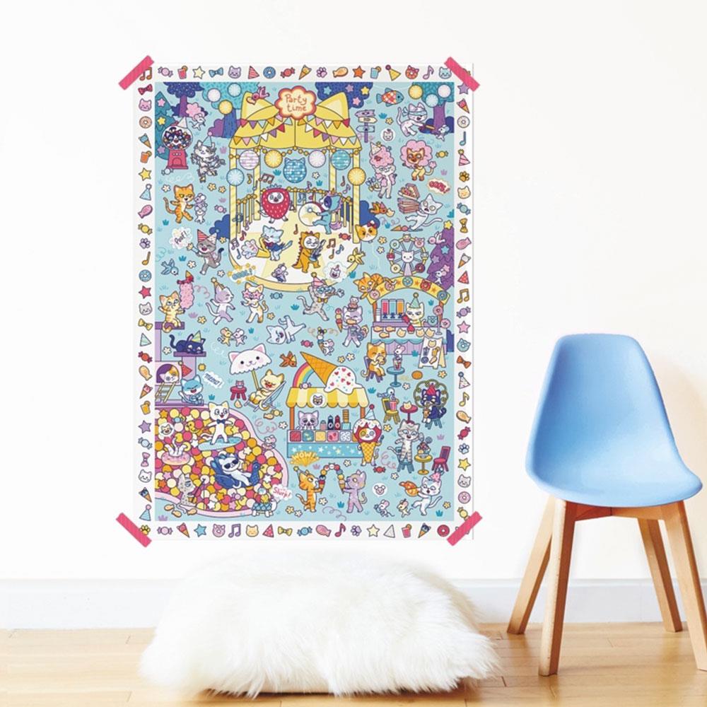 Poppik Creative Party Sticker Poster