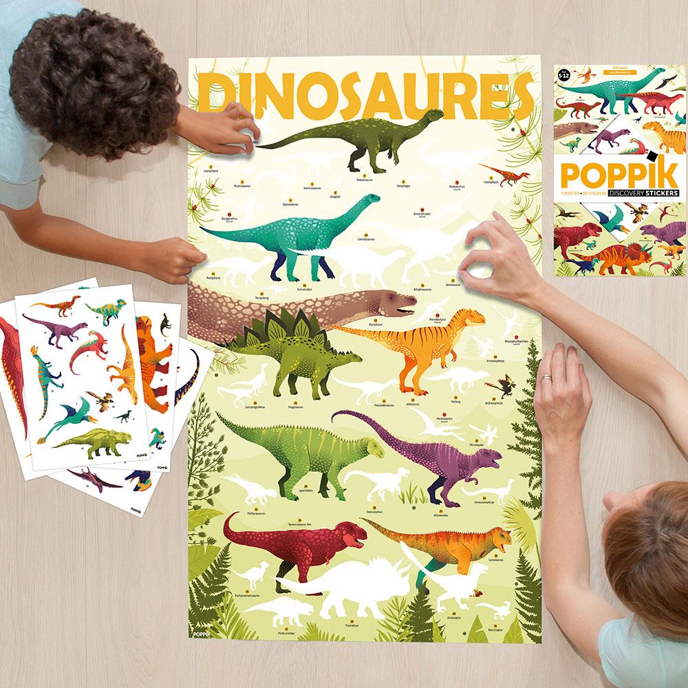 Poppik Discovery Dinosaurs Sticker Poster