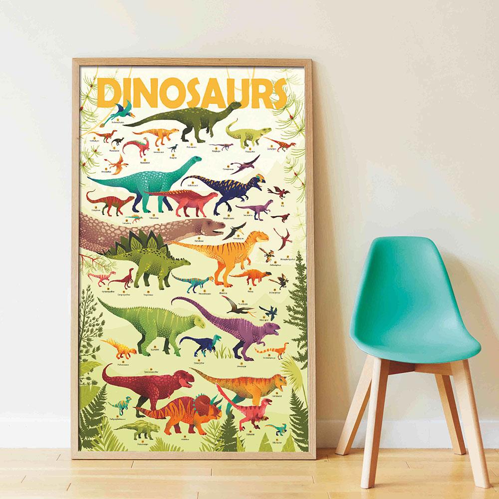Poppik Discovery Dinosaurs Sticker Poster