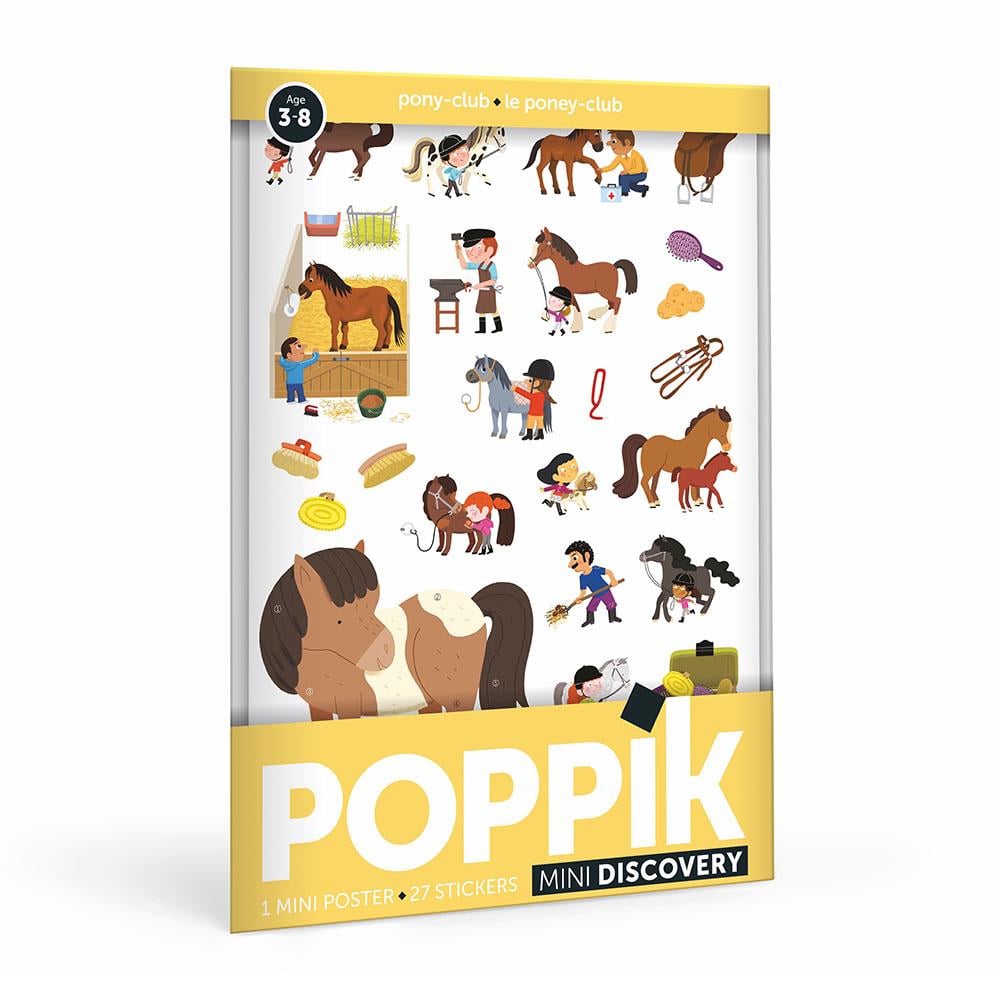 Poppik Mini Pony Sticker Poster