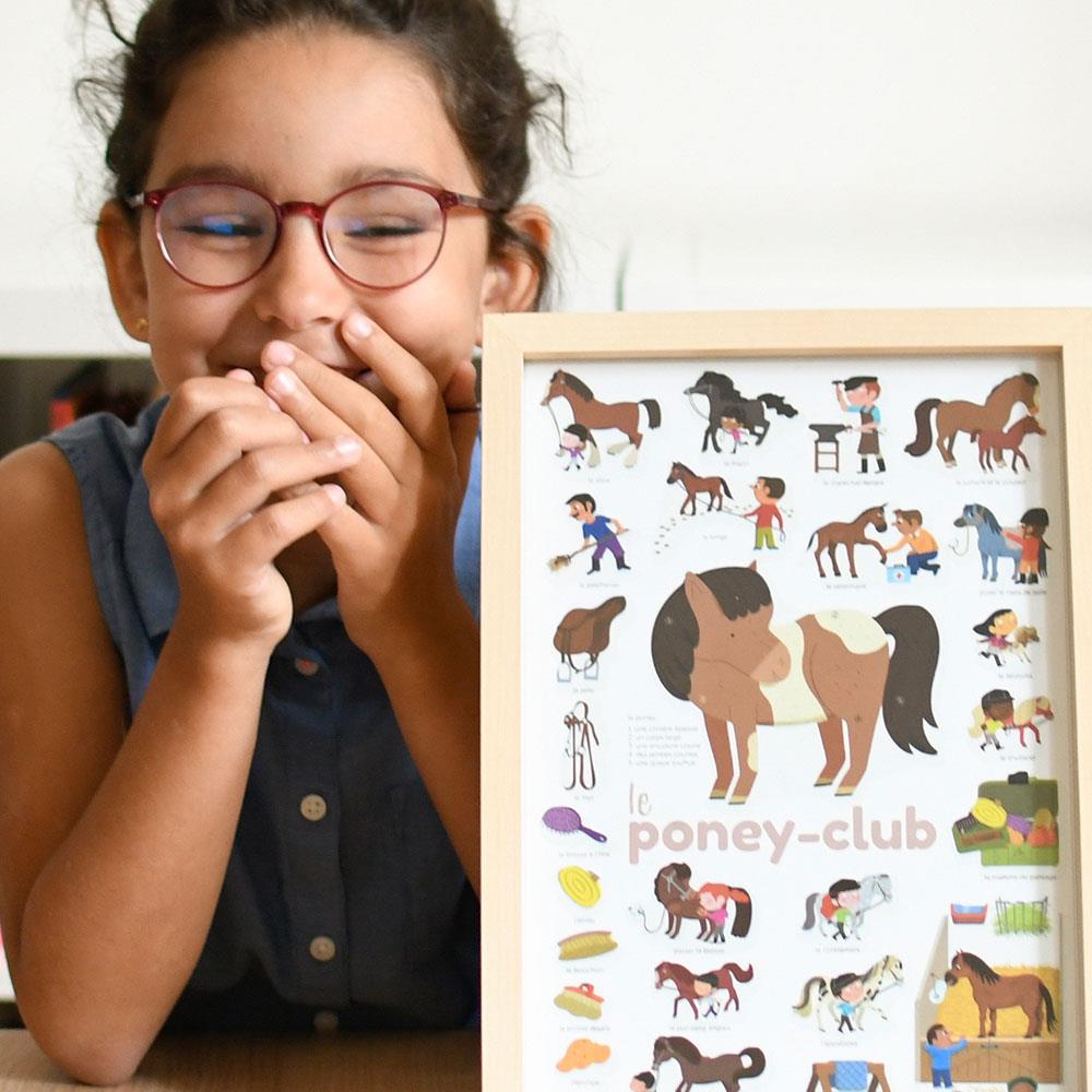 Poppik Mini Pony Sticker Poster