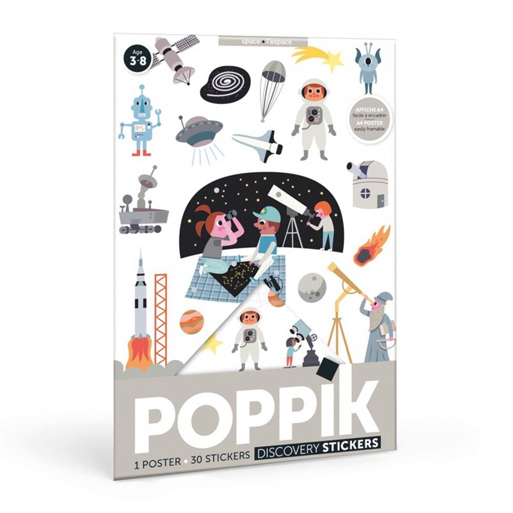 Poppik Mini Space Sticker Poster