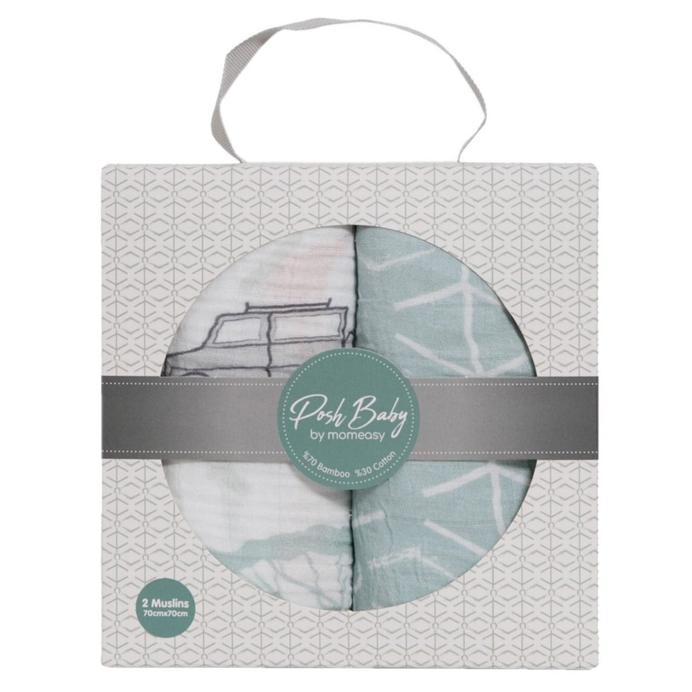POSH BABY 2'Lİ SAFARİ & ÇÖP ADAM 70*70