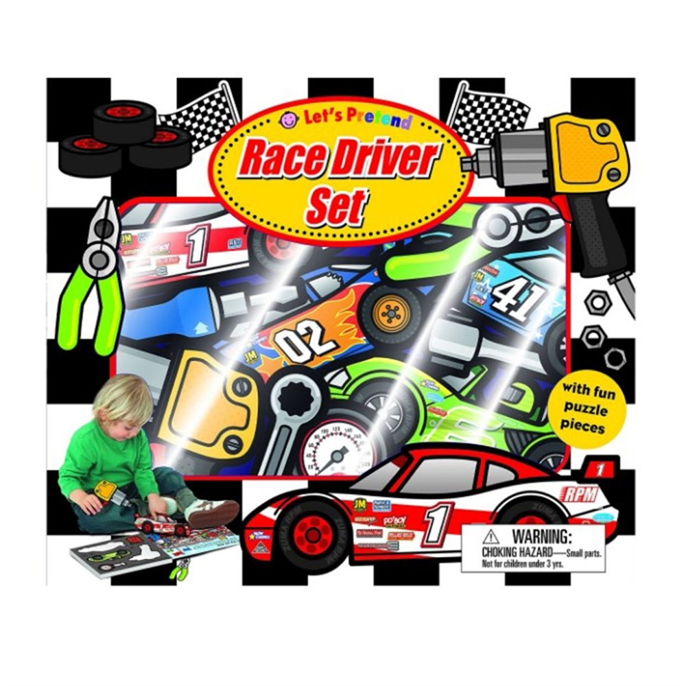 Priddy Books Let's Pretend Race Driver Set
