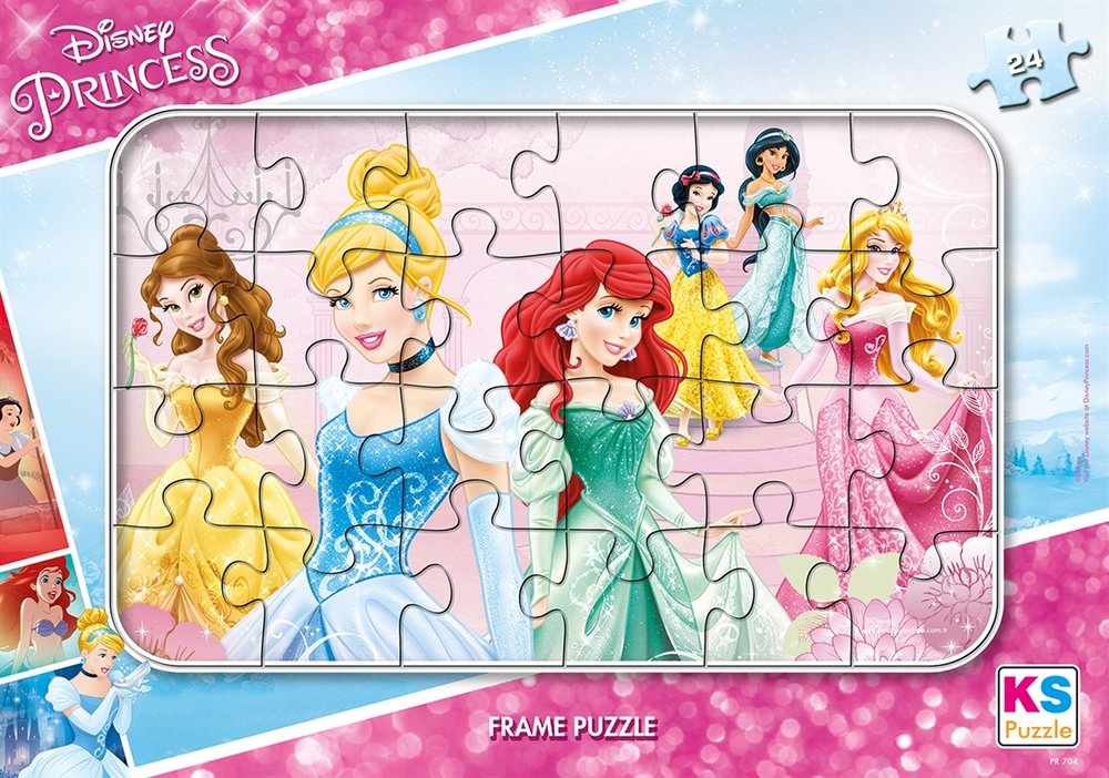 PRINCESS FRAME PUZZLE - 24 PARÇA