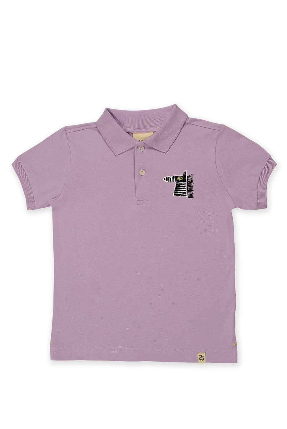 PURPLE ZEBRA - Kısa Kollu Çocuk Polo Yaka T-shirt - Lila