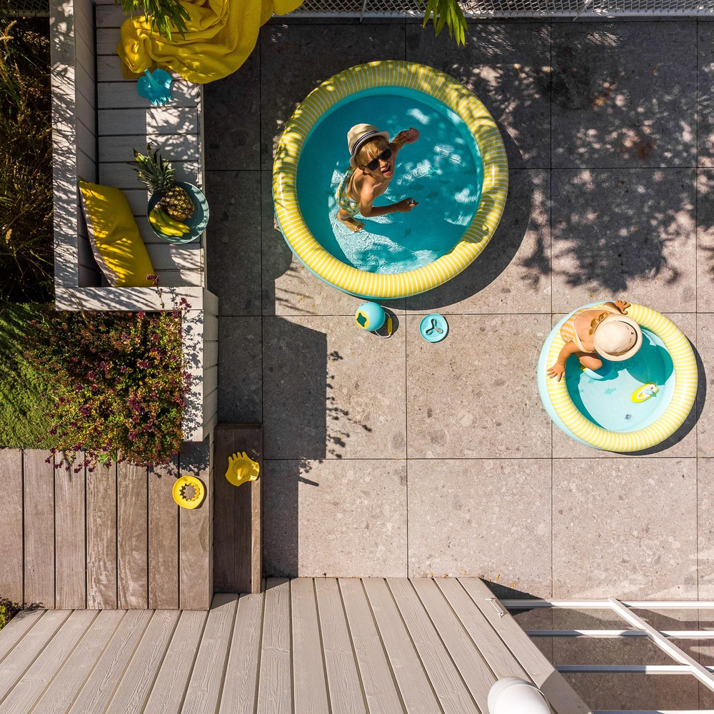 Quut Şişme Çocuk Yüzme Havuzu Banana Blue