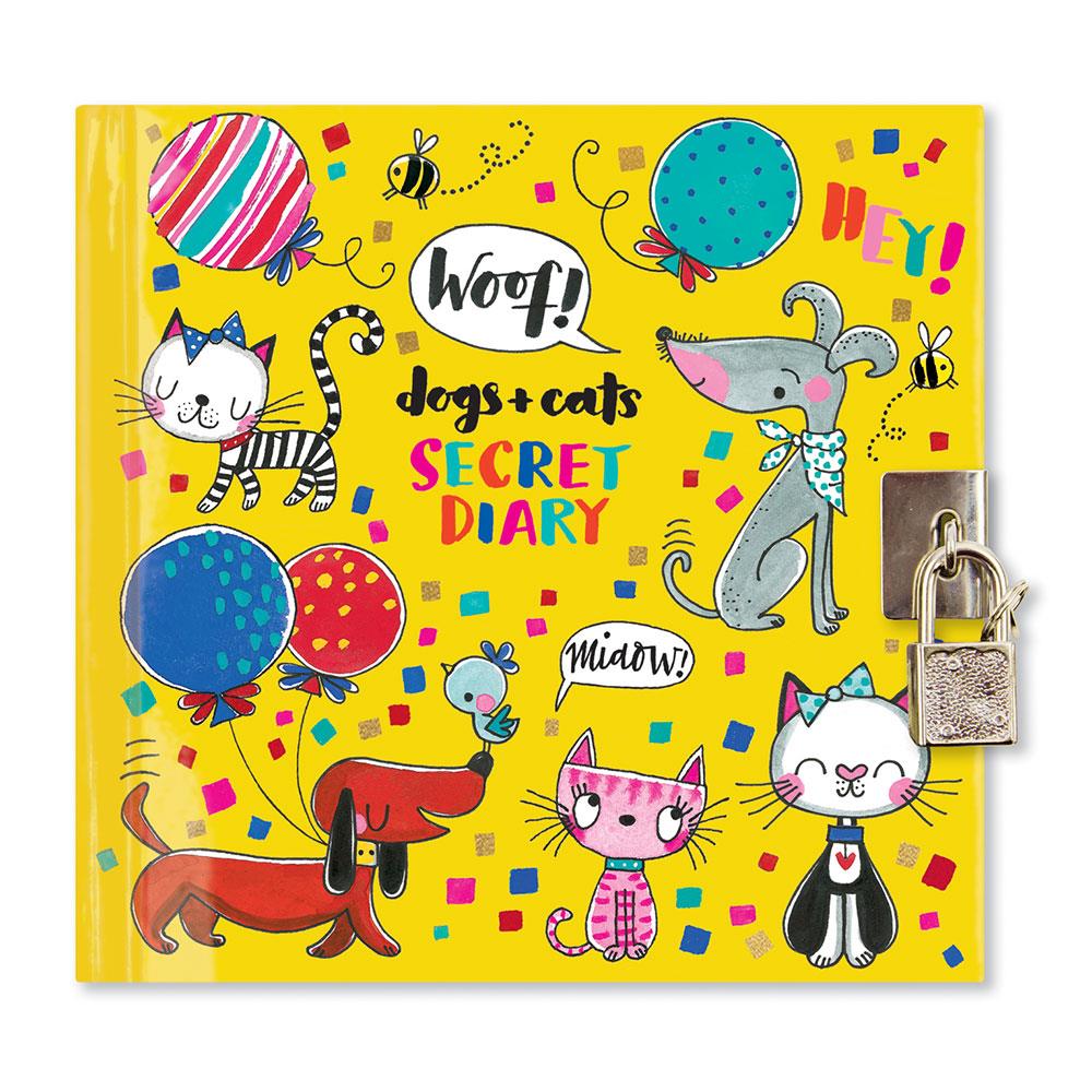 Rachel Ellen Kilitli Günlük Dogs and Cats