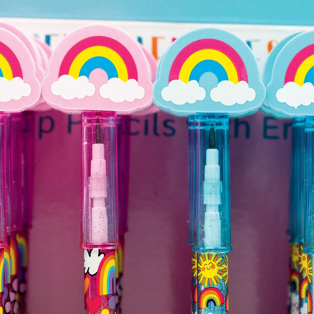 Rachel Ellen Yumurtlayan Kurşun Kalem Gökkuşağı Mavi