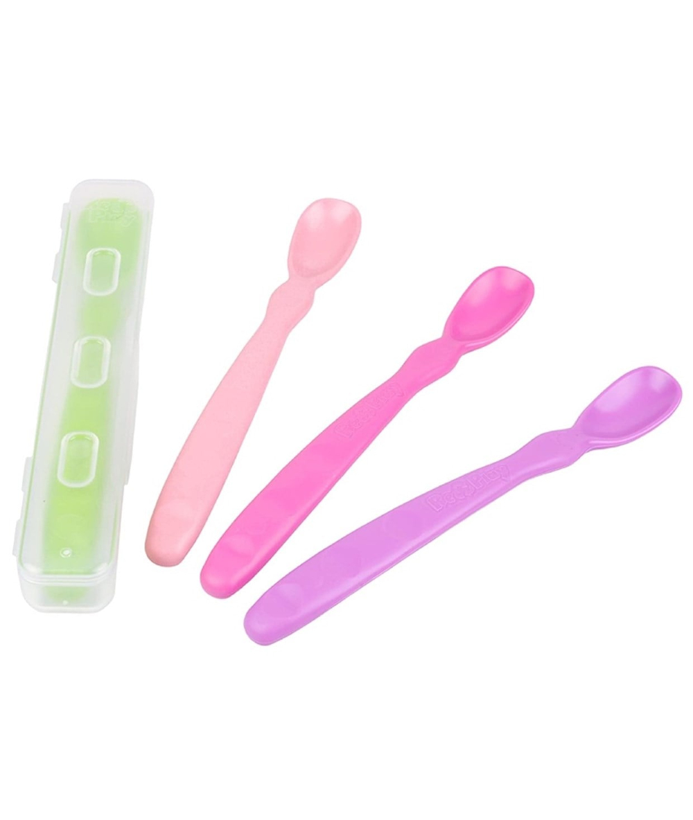 RE-PLAY Bebek Kaşık Seti Pastel (4'Lü Set+Saklama Kutusu)