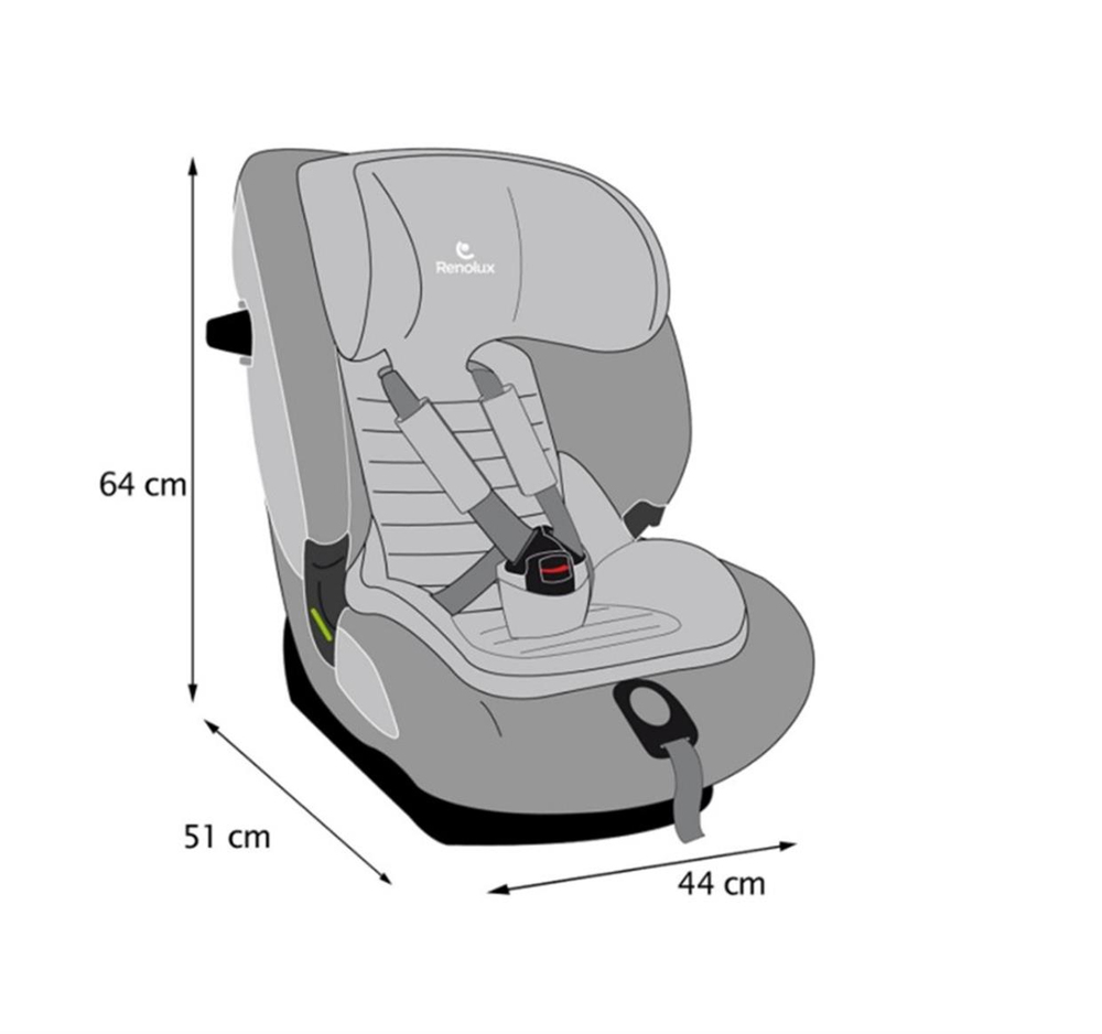 Renlux Olymp Siyah I-Size Softness Isofix Oto Koltuğu