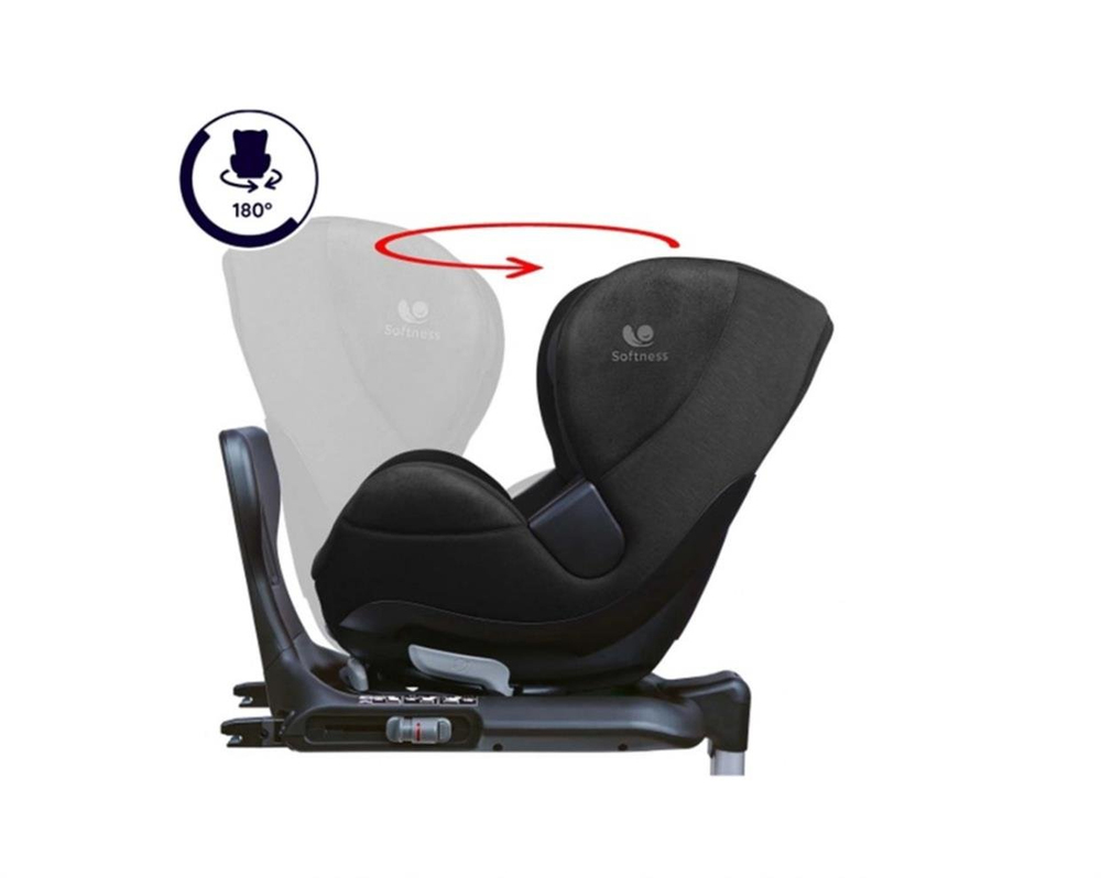 Renolux Gaia I-Size Softness Isofix Oto Koltuğu Siyah