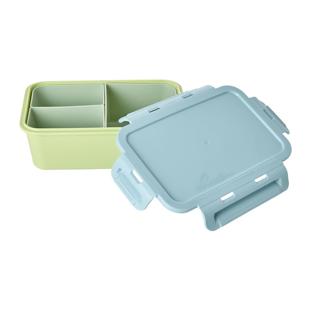 Rice Plastik Lunchbox Soft Blue and Green