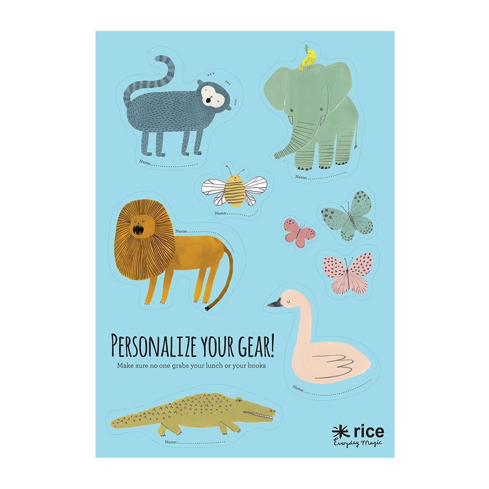 Rice Stickers Lunchbox Sweet Jungle